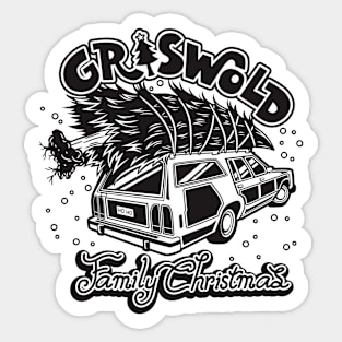 Family Christmas Sticker